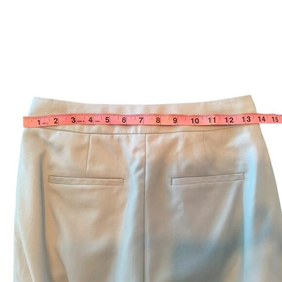 NWT J. Crew Full Length Wide Leg Tuxedo Pant in Italian Wool Fresh Air Blue 0 - Picture 12 of 15